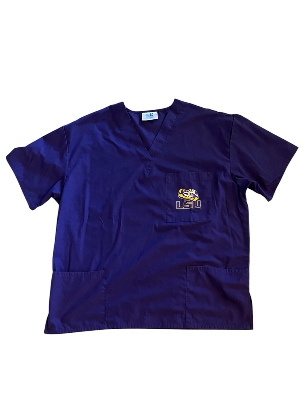 Adar • LSU Purple Unisex Scrub Set - XL